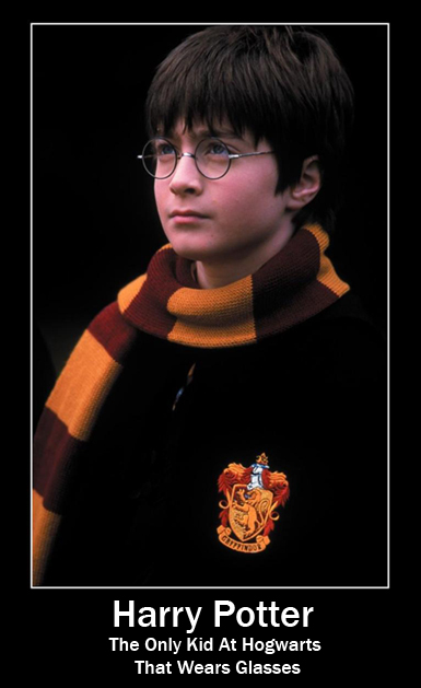 Harry Potter - The Only Kid At Hogwarts That Wears Glasses