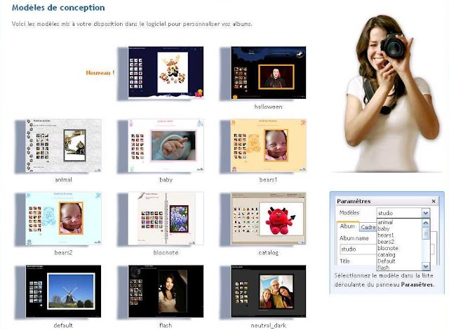 PhotoOnWeb : créez vos albums photo en ligne