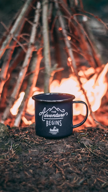 Campfire, Camping, Mug, Trip