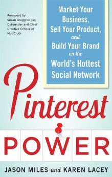 Cover of  Pinterest Power book, one of the books that I have read recently to increase my income from pinterest pins