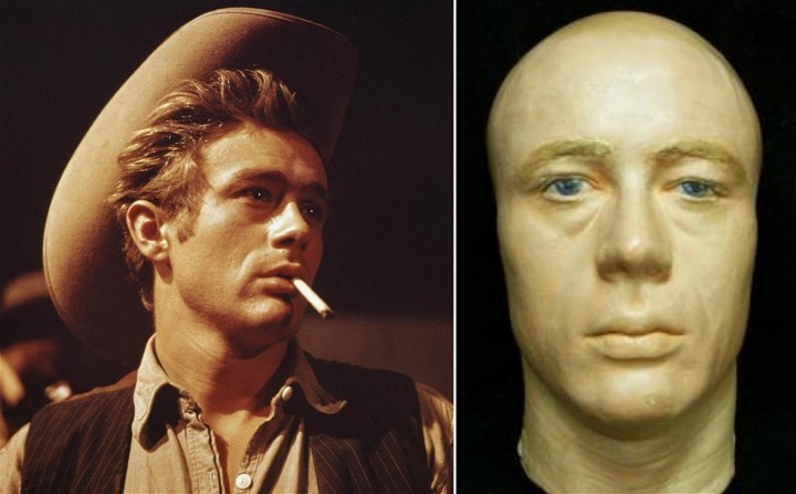 James Dean, American film actor. Killed in auto accident