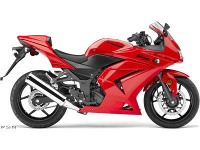 red kawasaki ninja 250r picture 2