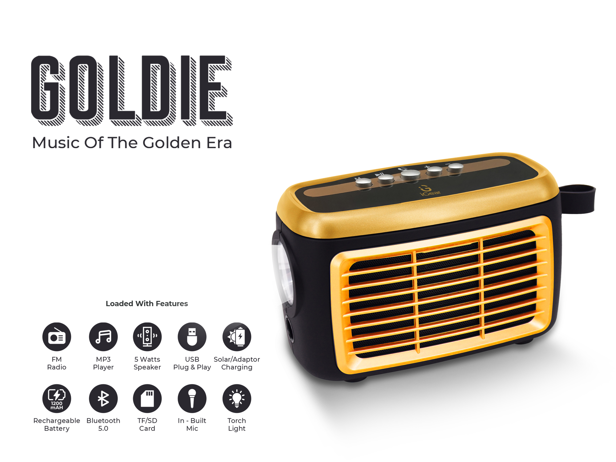 iGear Goldie Bluetooth Speaker