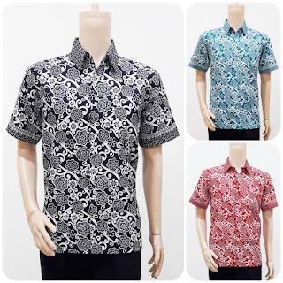  Model Baju Batik Pria Motif Bunga