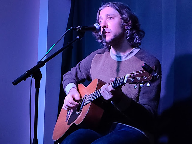 Jonathan Linden at Two Bridges Luncheonette on April 2 (photograph by Ira Zadikow)