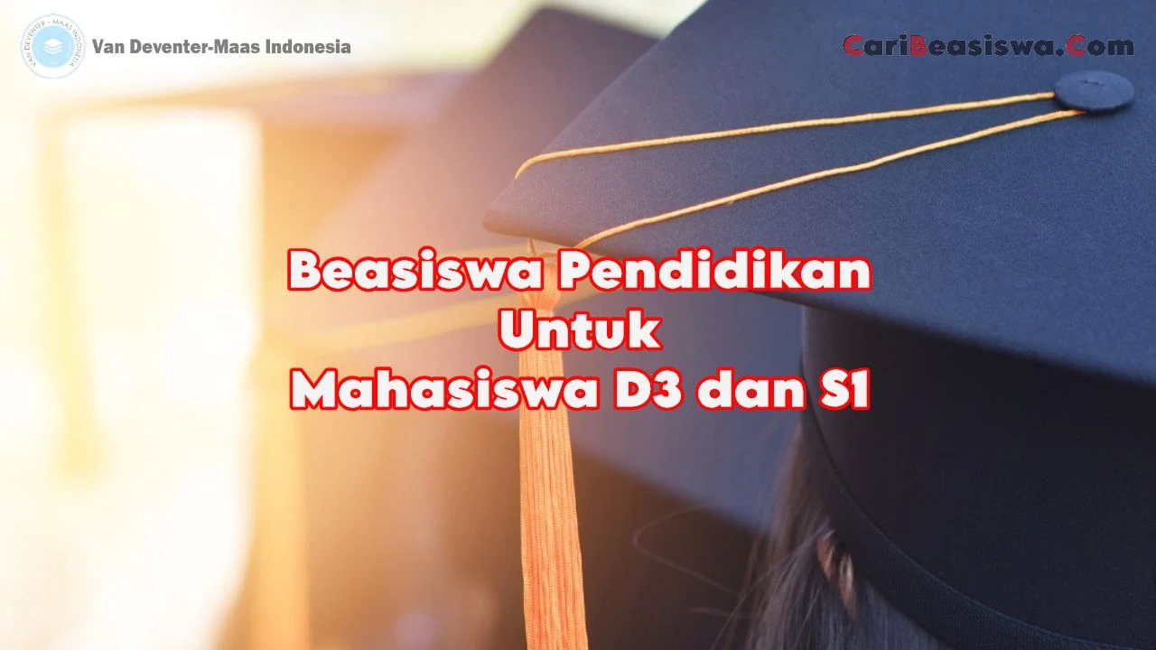 Beasiswa Pendidikan Van Deventer-Maas Indonesia untuk Mahasiswa D3 dan S1