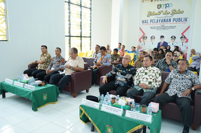 Wakil Bupati Asahan Ikuti Grand Launching MPP  Secara Virtual