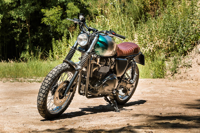 Triumph Scrambler 2014 By North East Custom Hell Kustom