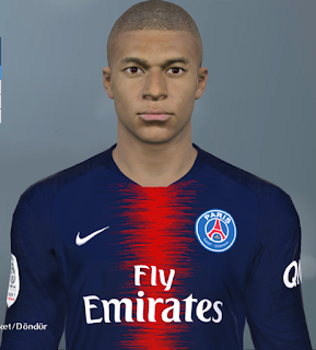 PES 2017 Faces Kylian Mbappé by Huseyn