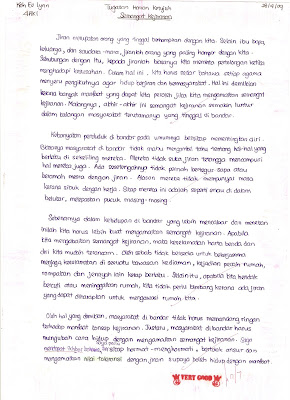 CONTOH ESSAY FOLIO PENDIDIKAN MORAL