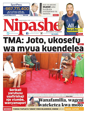         Magazeti ya Tanzania ya leo  09 November 2021