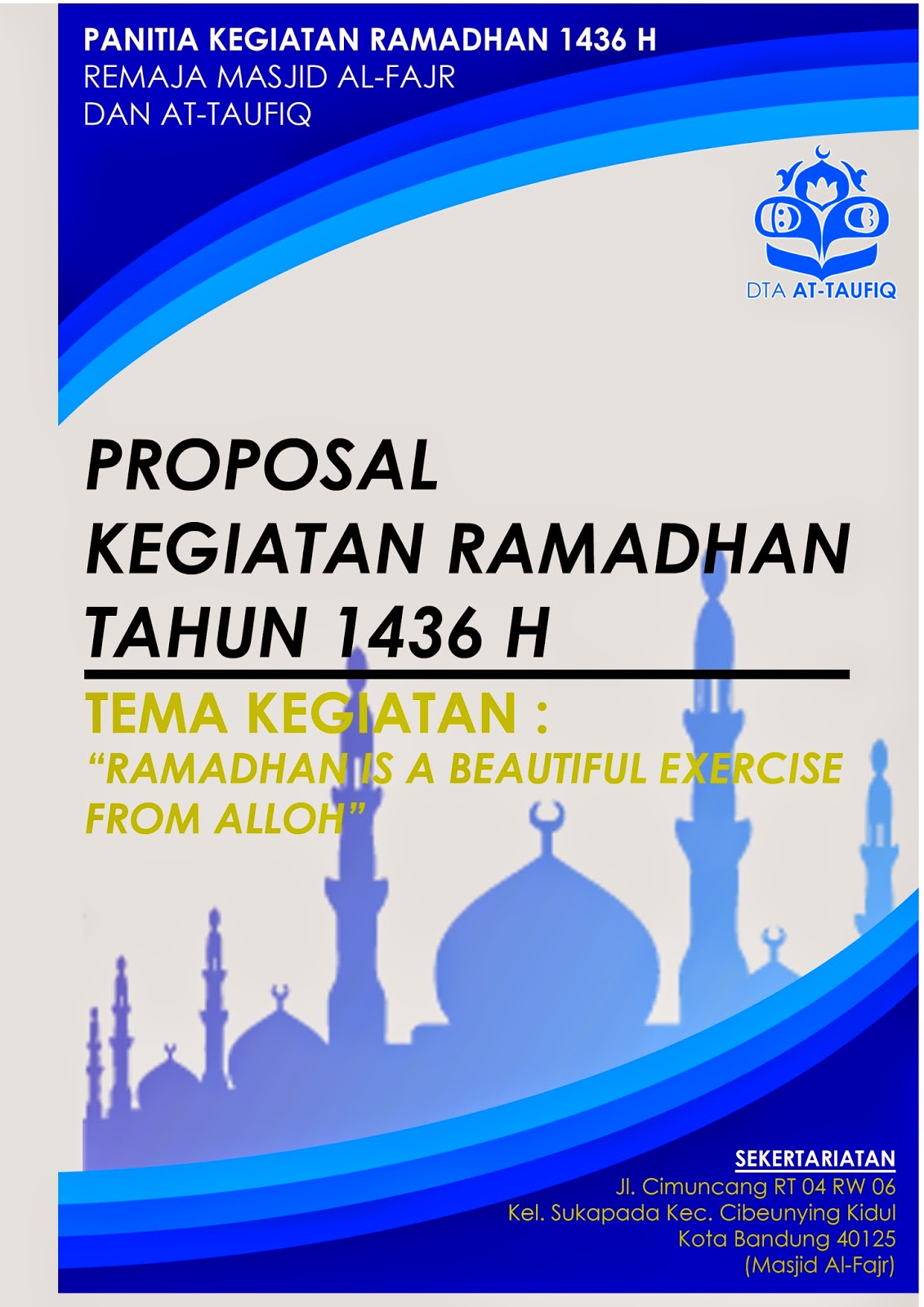 Proposal Kegiatan Bulan Ramadhan – Sketsa