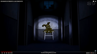 Le mini-jeu avec Plushtrap dans "FNaF 4"