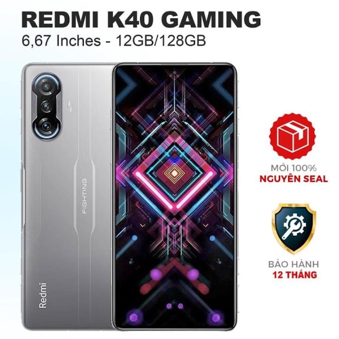 [ beuadinhvanrau ] Điện thoại Xiaomi Redmi K40 Gaming (12GB/128GB) Chính hãng 100% Có Tiếng Việt - 1 Đổi 1 - Bảo Hành 1 Năm MNO152