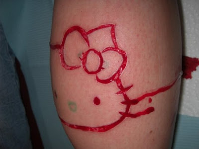 Hello Kitty Scarification