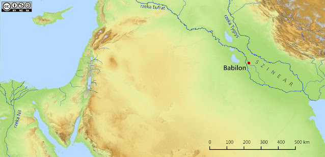 mapa Babilon kolor