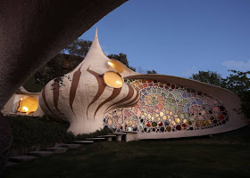 Shell house or Nautilus by Architect Javier Senosiain in Mexico