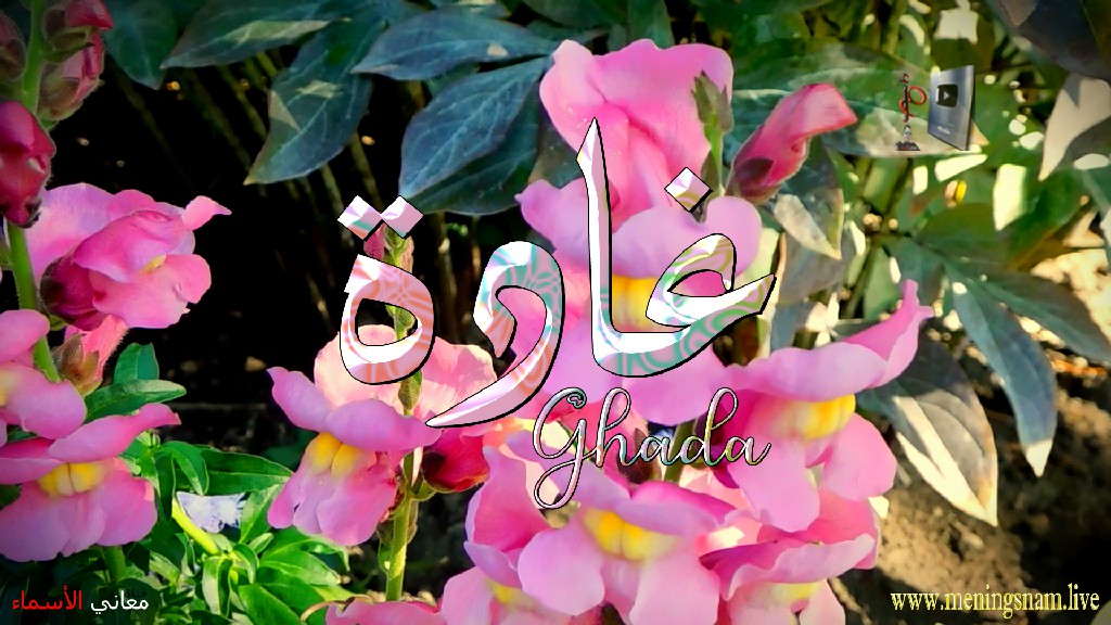 معنى اسم, غادة, وصفات, حاملة, هذا الاسم, Ghada,