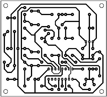 Printed-Circuit-BW-TV-Pattern-Generator