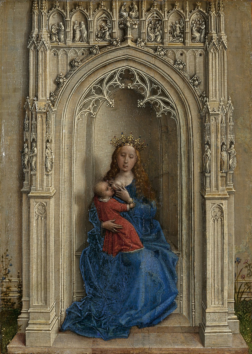 Virgin and Child Enthroned