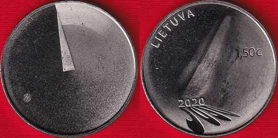 Lithuania 1.5 & 5 euro 2020 - Hope