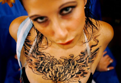 female tattoos on chest