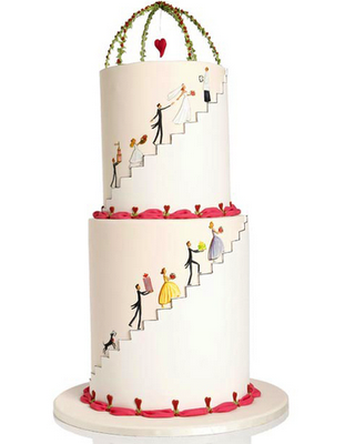5 Whimsical Wedding Cakes