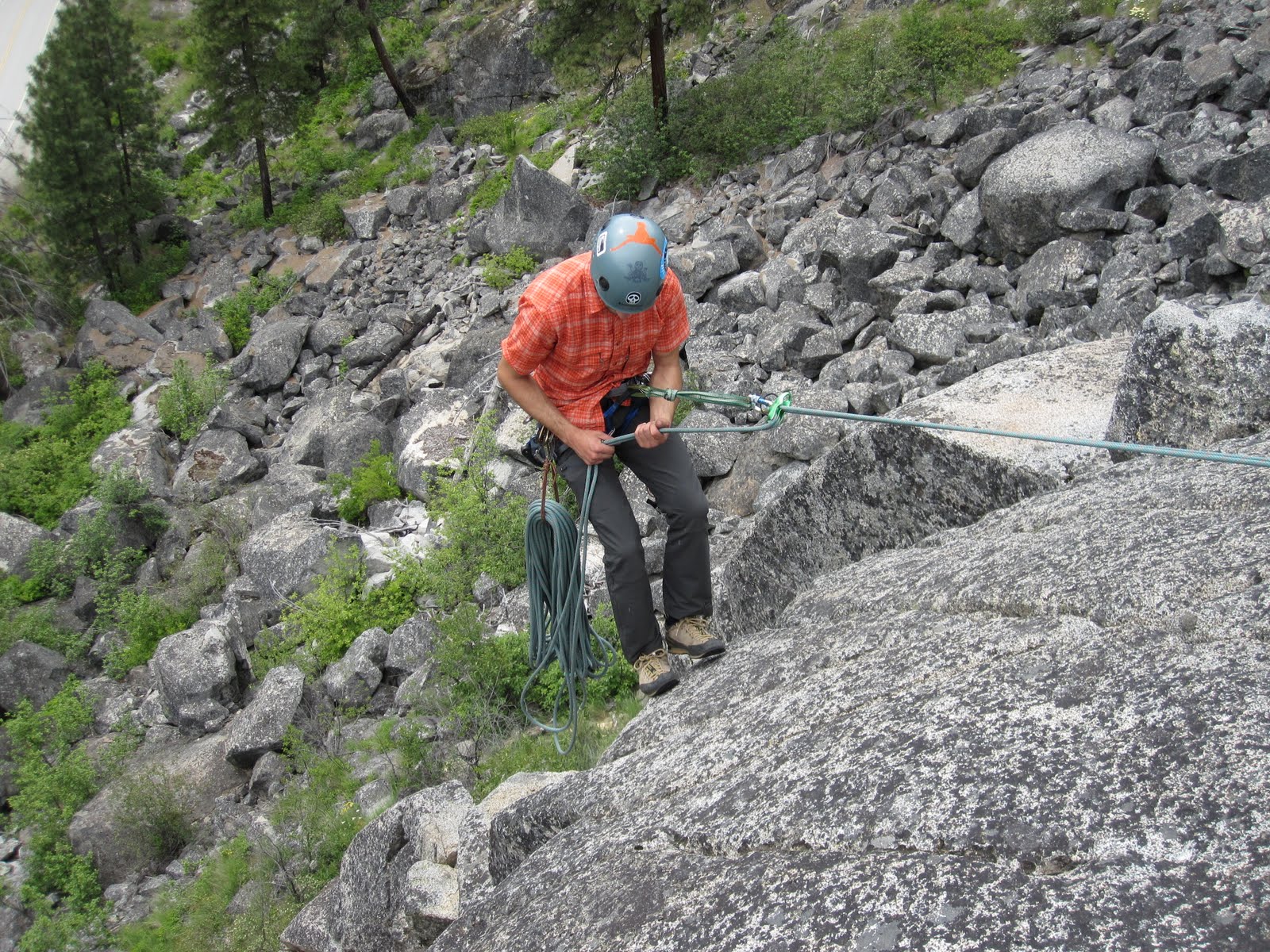 American Alpine Institute - Climbing Blog: Saddlebags for Rappelling