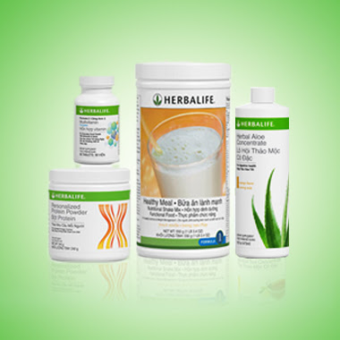 Bộ 4 sản phẩm Herbalife tăng cân nâng cao bao gồm