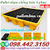 Pallet nhựa chống tràn dầu - hóa chất 4 phuy 