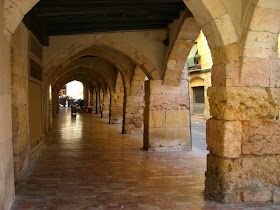 Gothic archs next to the Cathedral