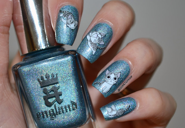 A England Symphony in Blue and Silver Swatch Review