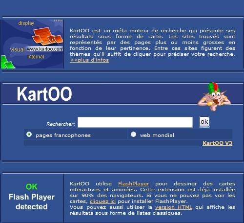 Le site du jour : Kartoo, le méta moteur de recherche à interface graphique