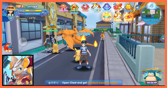 Pokémon New Game Pocketown Mons Awaken for Android