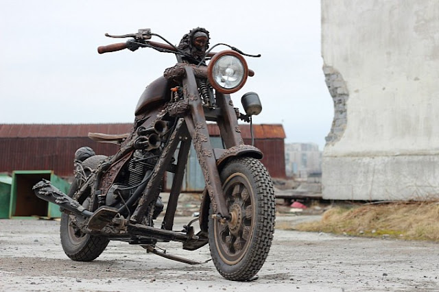 Xe Moto gỗ - những tác phẩm nghệ thuật từ dân chơi