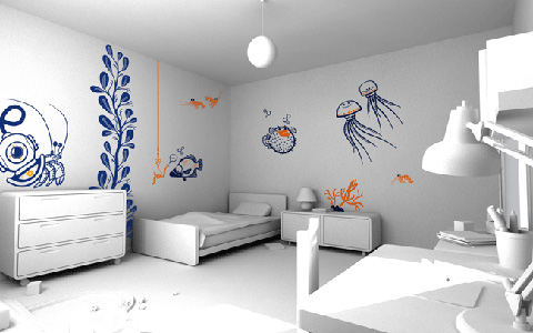 Mempercantik Ruangan dengan Wall Decals Sticker SCI Pusat