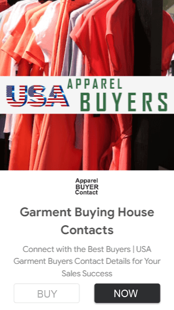 Clothing Buying House Contact Details