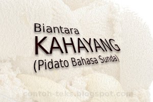 Pidato Bahasa Sunda : Ngararancang Kahayang