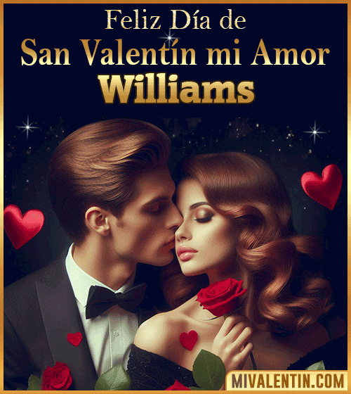 Tarjetas Feliz día de San Valentin Williams