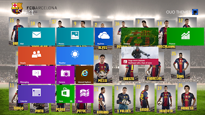 Barcelona Fc 2013 Theme For Windows 8