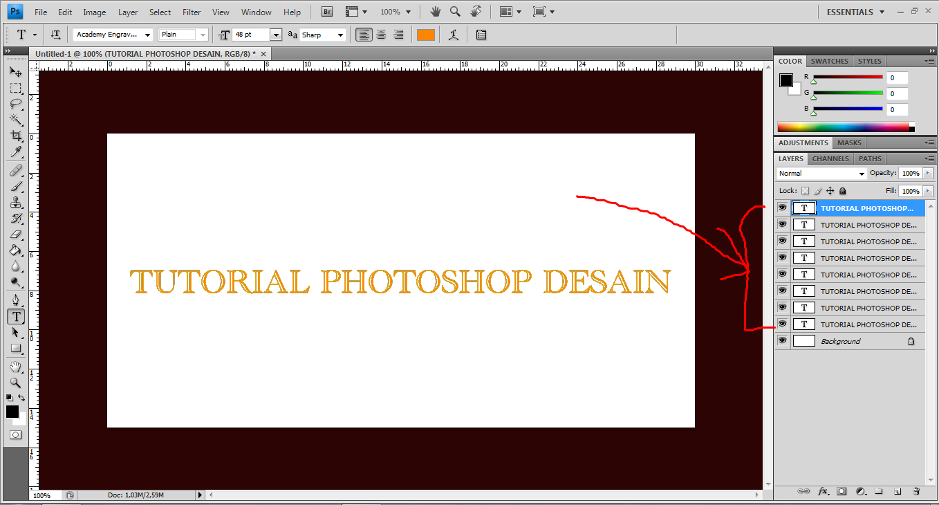 Tutorial photoshop cara membuat dp bbm berkedip dengan 