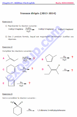 Nadia BOULEKRAS Exercices corrigés Chimie Organique Fonctionnelle