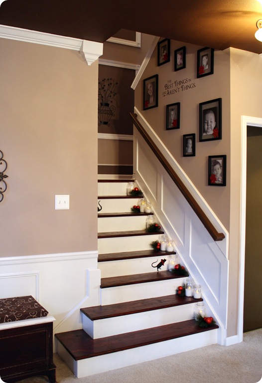 Christmas stairs