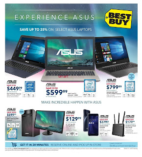 Experience ASUS at Best Buy Flyer March 31 to April 6