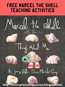 marcel the shell book activities for kids