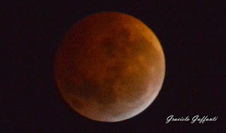 Luna Roja. Enero 2019. Montevideo. Uruguay.