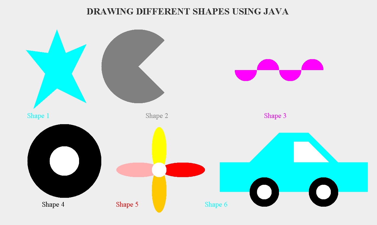 Welcome to Razia s blog DRAWING SHAPES  USING JAVA  2D