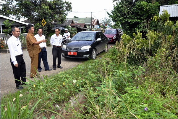 Ka.Kankemenag Tala Tinjau Lahan KUA Pelaihari