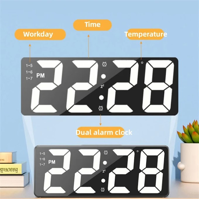 Digital Clock LED Alarm Clock For Bedroom In Best Price