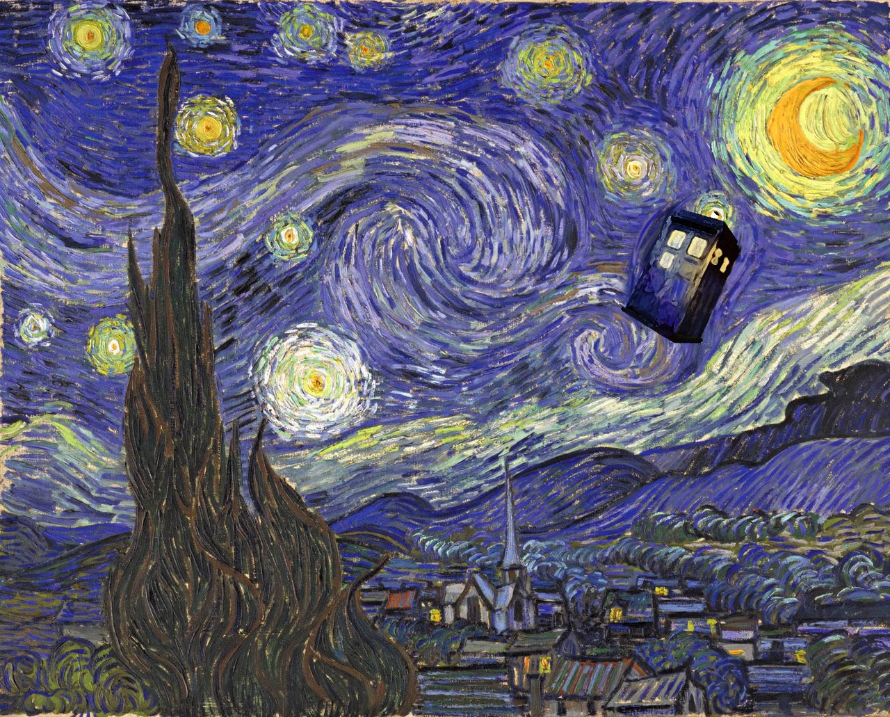 Popped Culture: Gotham Starry Night And Other Van Gogh 
